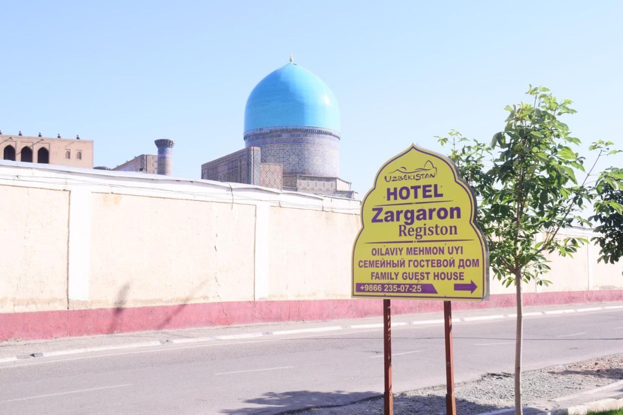 Hotel Registon Zargaron Samarcande Extérieur photo